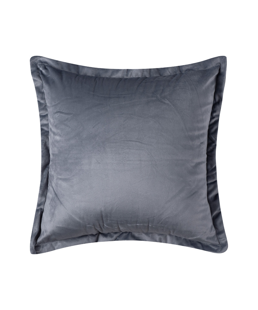 a804gkriskouro1 ΜΑΞΙΛΑΡΟΘΗΚΗ Α804 (65cm x 65cm) σκούρο γκρί SilkFashion - Image 1