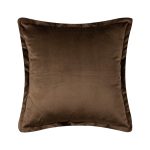 ΜΑΞΙΛΑΡΟΘΗΚΗ Α804 (45cm x 45cm) σκούρο καφέ SilkFashion