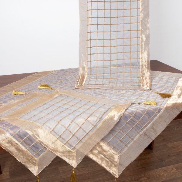 Σετ 4 τεμαχίων (100cm x 100cm, 45cm x 110cm,2x45cm x 45cm) AK-12 SilkFashion