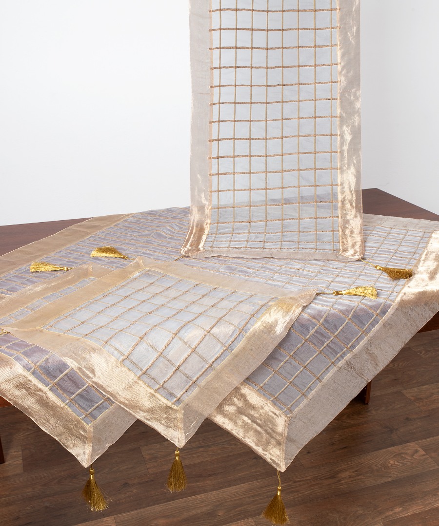 ak12 Σετ 4 τεμαχίων (100cm x 100cm, 45cm x 110cm,2x45cm x 45cm) AK-12 SilkFashion - Image 1