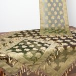 Σετ 4 τεμαχίων (110cm x 110cm, 50cm x 140cm,2x50cm x 50cm) AKB-301 Πράσινο SilkFashion