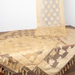 Σετ 4 τεμαχίων (110cm x 110cm, 50cm x 140cm,2x50cm x 50cm) AKB-301 Χρυσό SilkFashion