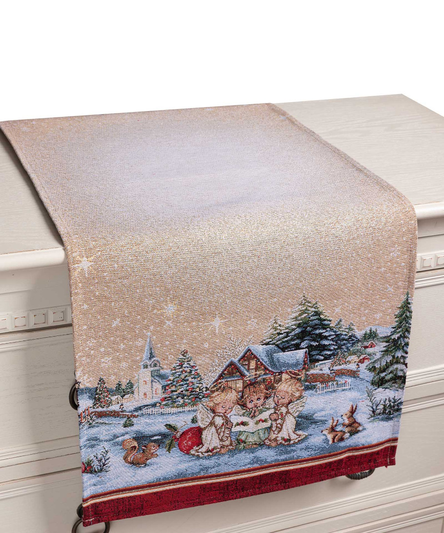 angels τραβέρσα (47cm x 140cm) ANGELS SilkFashion - Image 1