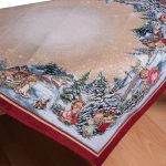 τραπεζοκαρέ (140cm x 140cm) ANGELS SilkFashion