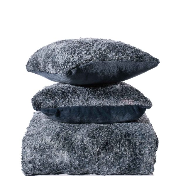 ΡΙΧΤΑΡΙΑ astrakan (180cm x 320cm) γκρί SilkFashion