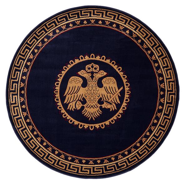 b5d4ae5ffff64127b9724b823a1847ba ΧΑΛΙ ΕΚΚΛΗΣΙΑΣΤΙΚΟ ATHOS 2128 BLUE ΡΟΤΟΝΤΑ - 200X200 NewPlan - Image 1