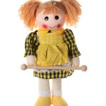 Κούκλα Bambola κρεμαστράκι (35cm x 15cm) κίτρινη SilkFashion