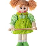 Κούκλα Bambola κρεμαστράκι (35cm x 15cm) λαχανί SilkFashion