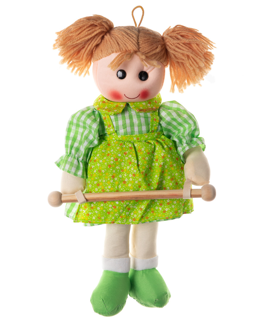 bambolalaxani Κούκλα Bambola κρεμαστράκι (35cm x 15cm) λαχανί SilkFashion - Image 1