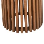 ΒΑΣΗ ΤΡΑΠΕΖΙΟΥ ΕΣΩΤ.ΧΩΡΟΥ ΣΤΡΟΓΓΥΛΗ FRANTZ HM9459.11 MINDI ΞΥΛΟ ΣΕ ΦΥΣΙΚΟ Φ45x73Yεκ. - Image 6