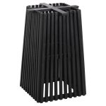 ΒΑΣΗ ΤΡΑΠΕΖΙΟΥ ΕΣΩΤ.ΧΩΡΟΥ ΤΕΤΡΑΓΩΝΗ FRANTZ HM9460.12 ΞΥΛΟ MINDI ΣΕ ΜΑΥΡΟ 60x60x73Y εκ.