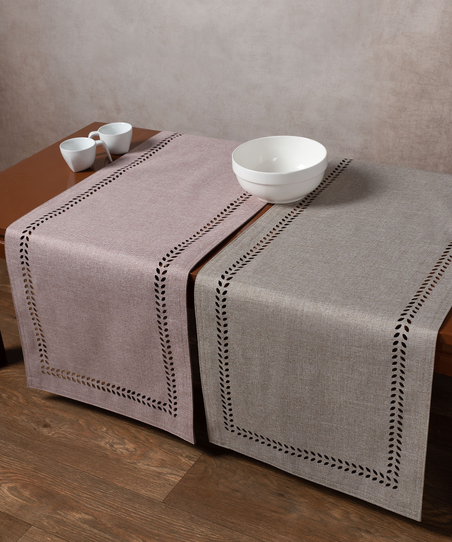 bg18amethystlightgrey3 τραβέρσα (45cm x 170cm) bg18 αμέθυστος/ανοιχτό γκρί SilkFashion - Image 1