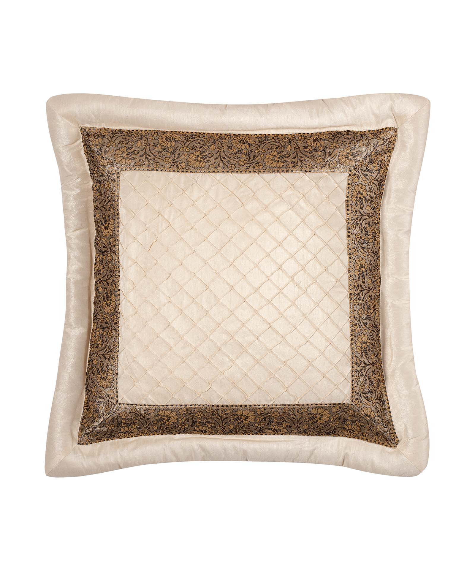 bourleivory ΜΑΞΙΛΑΡΟΘΗΚΗ (45cm x 45cm) μπουρλέ ivory SilkFashion - Image 1