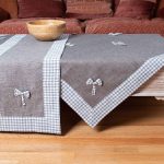 τραβέρσα (45cm x 170cm) bow καφέ SilkFashion