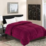 Κουβερτοπάπλωμα braid (170cm x 240cm) μπορντώ SilkFashion