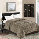 Κουβερτοπάπλωμα braid (170cm x 240cm) καφέ SilkFashion