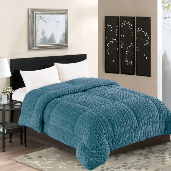 Κουβερτοπάπλωμα braid (240cm x 260cm) ραφ SilkFashion