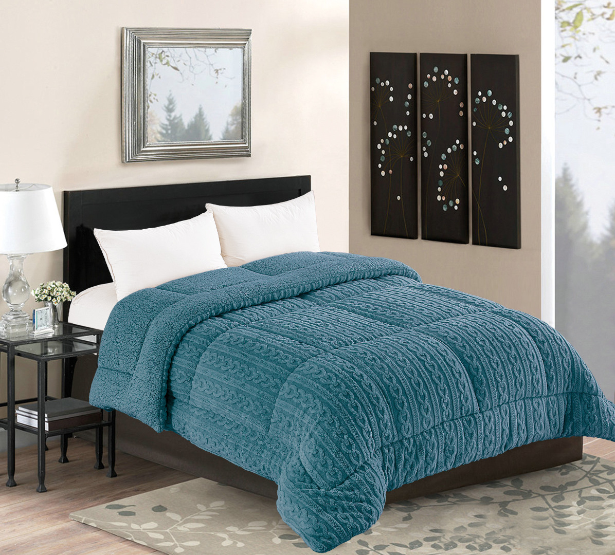 braidraf1-2 Κουβερτοπάπλωμα braid (240cm x 260cm) ραφ SilkFashion - Image 1