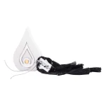 Beauty Home ΕΠΙΤΡΑΠΕΖΙΟ ΚΕΡΑΜΙΚΟ ΔΑΚΡΥ ΜΕ PLEXI GLASS MATI ΧΡΥΣΟ ΛΕΥΚΟ - Image 2