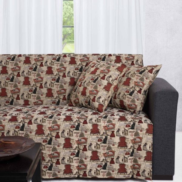 Ριχτάρι CATS (180cm x 180cm / 180cm x 250cm / 180cm x 300cm) SilkFashion