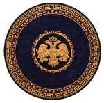 ΧΑΛΙ ΕΚΚΛΗΣΙΑΣΤΙΚΟ LYDIA 2128A NAVY ΣΤΡΟΓΓΥΛΟ - 250X250  NewPlan