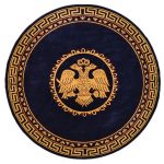 ΧΑΛΙ ΕΚΚΛΗΣΙΑΣΤΙΚΟ LYDIA 2128A NAVY ΣΤΡΟΓΓΥΛΟ - 250X250  NewPlan