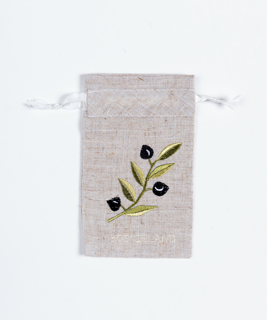 clammoukos Σαπουνοθήκη (10τμχ) ΚΩΣ (9cm x 14cm) άμμου με χρώμα SilkFashion - Image 1