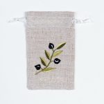 Σαπουνοθήκη (10τμχ) ΡΟΔΟΣ (9cm x 14cm) άμμου με χρώμα SilkFashion