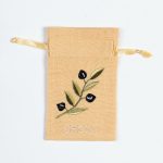 Σαπουνοθήκη (10τμχ) ΚΡΗΤΗ (9cm x 14cm) κίτρινο με χρώμα SilkFashion