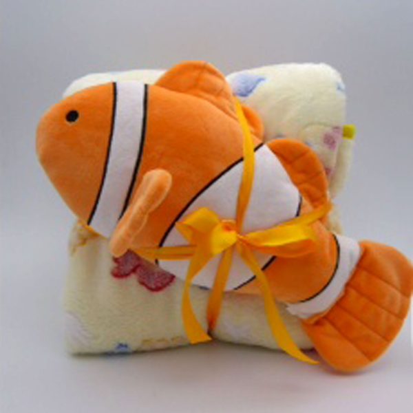 ΒΕΒΕ FLANNEL ΚΟΥΒΕΡΤΑΚΙ (120cm x 190cm) clownfish SilkFashion