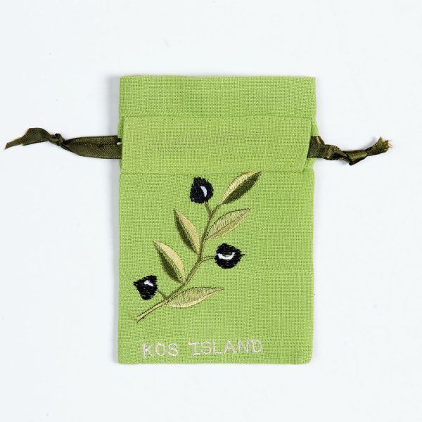 Σαπουνοθήκη (10τμχ) ΚΩΣ (9cm x 14cm) πράσινο με χρώμα SilkFashion