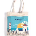 Τσάντα καραβόπανο (40cm x 40cm x 10cm) canvas 1 CORFU SilkFashion