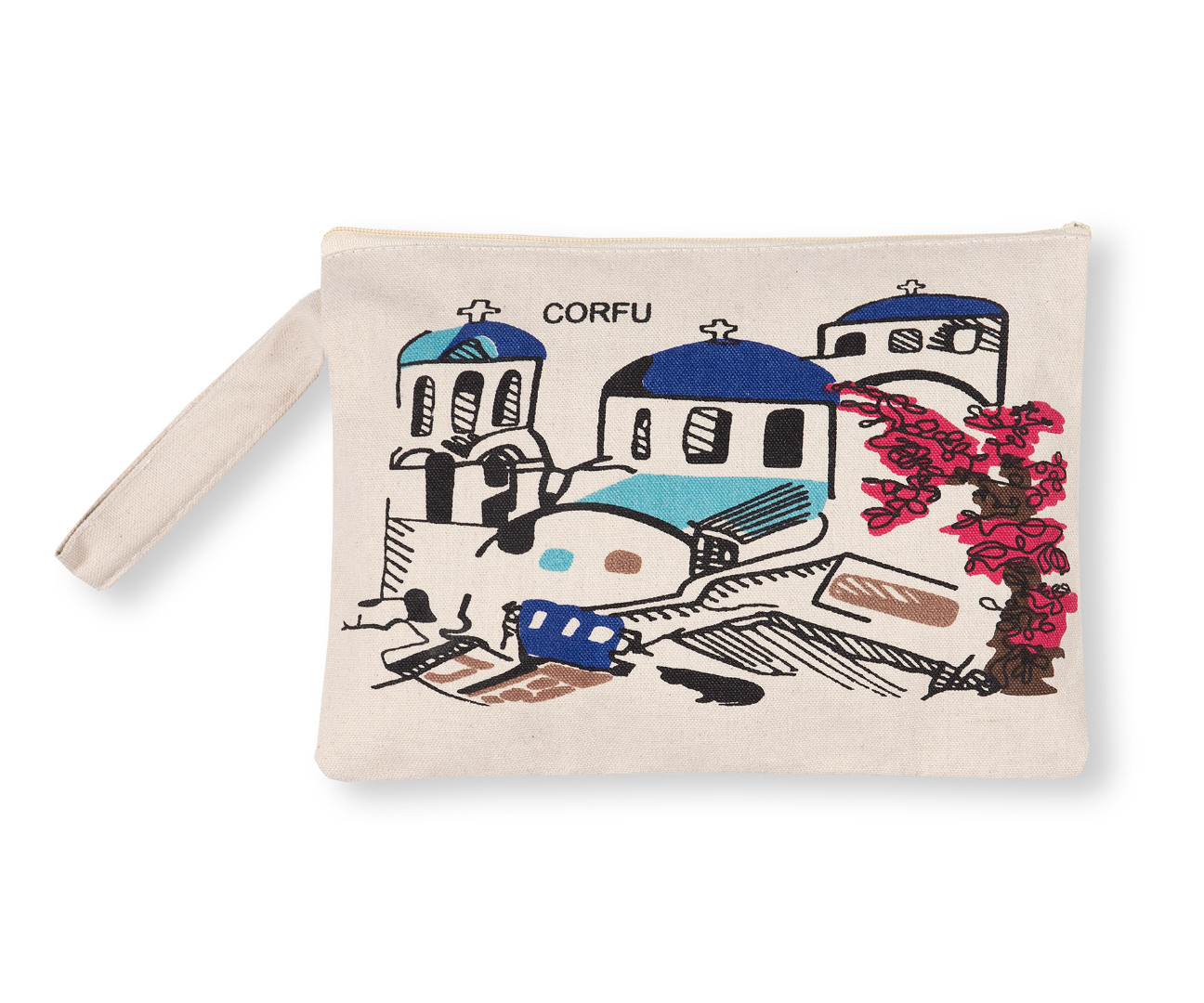 corfucanvas3a Πορτοφόλι καραβόπανο (30cm x 20cm) canvas 3 CORFU SilkFashion - Image 1