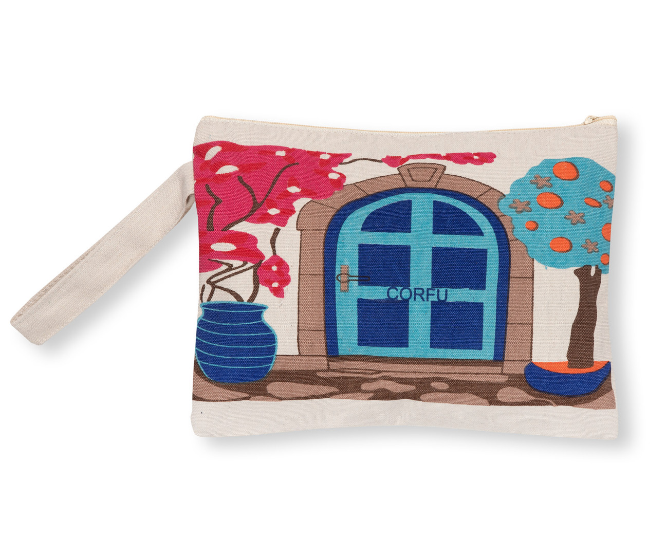 corfucanvas4a Πορτοφόλι καραβόπανο (30cm x 20cm) canvas 4 CORFU SilkFashion - Image 1