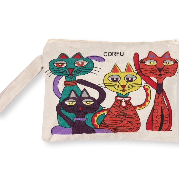 Πορτοφόλι καραβόπανο (30cm x 20cm) canvas 5 CORFU SilkFashion