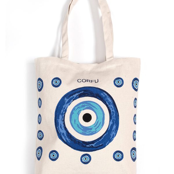 Τσάντα καραβόπανο (40cm x 40cm x 10cm) canvas 6 CORFU SilkFashion