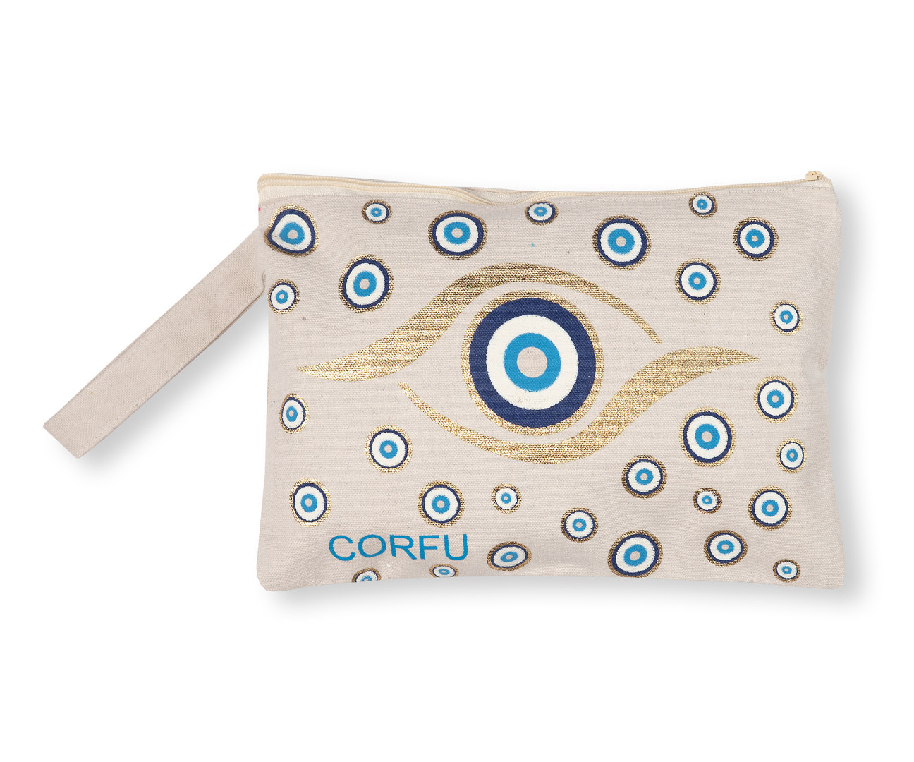 corfugold1a Πορτοφόλι καραβόπανο (30cm x 20cm) gold 1 CORFU SilkFashion - Image 1