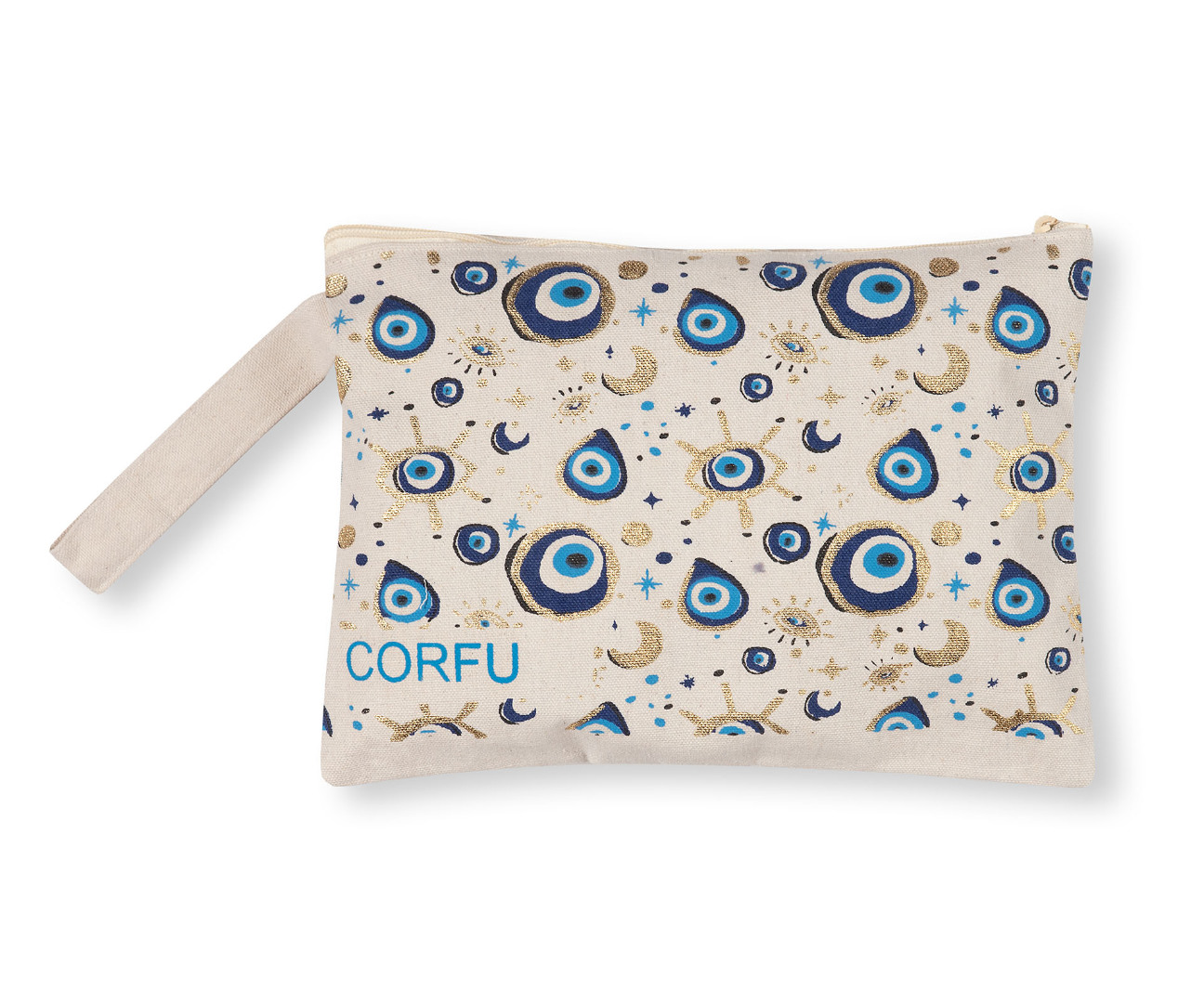 corfugold3a-1 Πορτοφόλι καραβόπανο (30cm x 20cm) gold 3 CORFU SilkFashion - Image 1