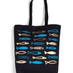 Τσάντα καραβόπανο (40cm x 40cm x 10cm) gold 6 CORFU SilkFashion