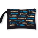 Πορτοφόλι καραβόπανο (30cm x 20cm) gold 6 CORFU SilkFashion