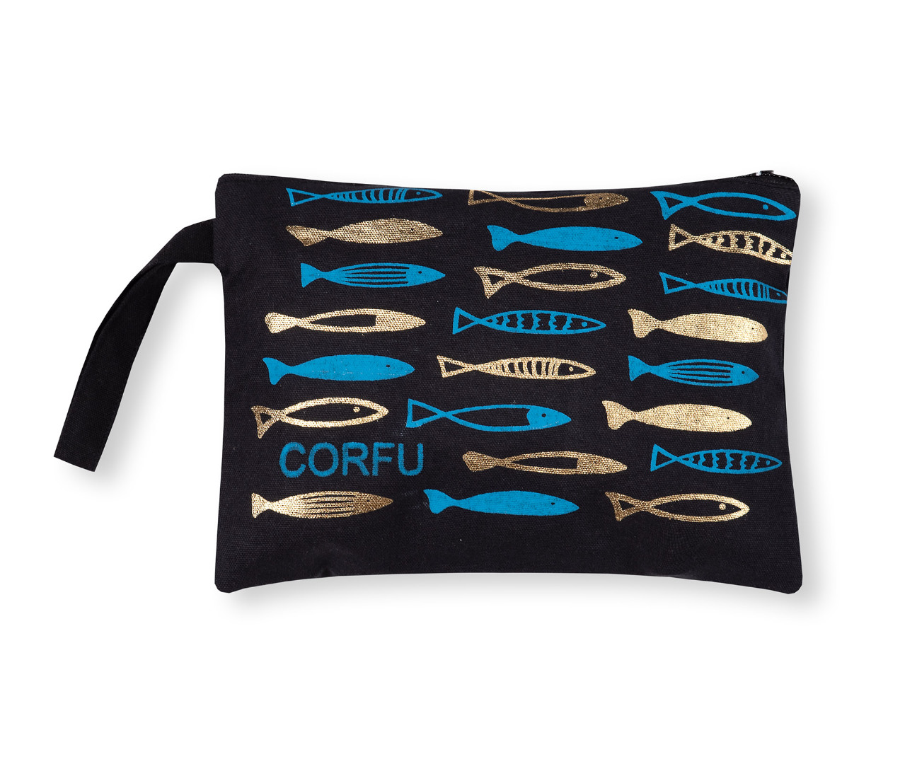 corfugold6a Πορτοφόλι καραβόπανο (30cm x 20cm) gold 6 CORFU SilkFashion - Image 1