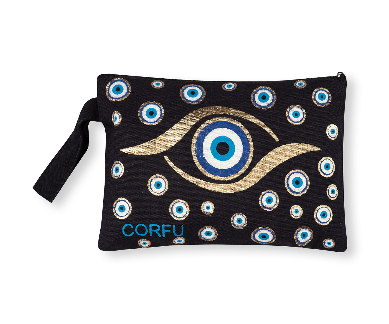 corfugold7a Πορτοφόλι καραβόπανο (30cm x 20cm) gold 7 CORFU SilkFashion - Image 1