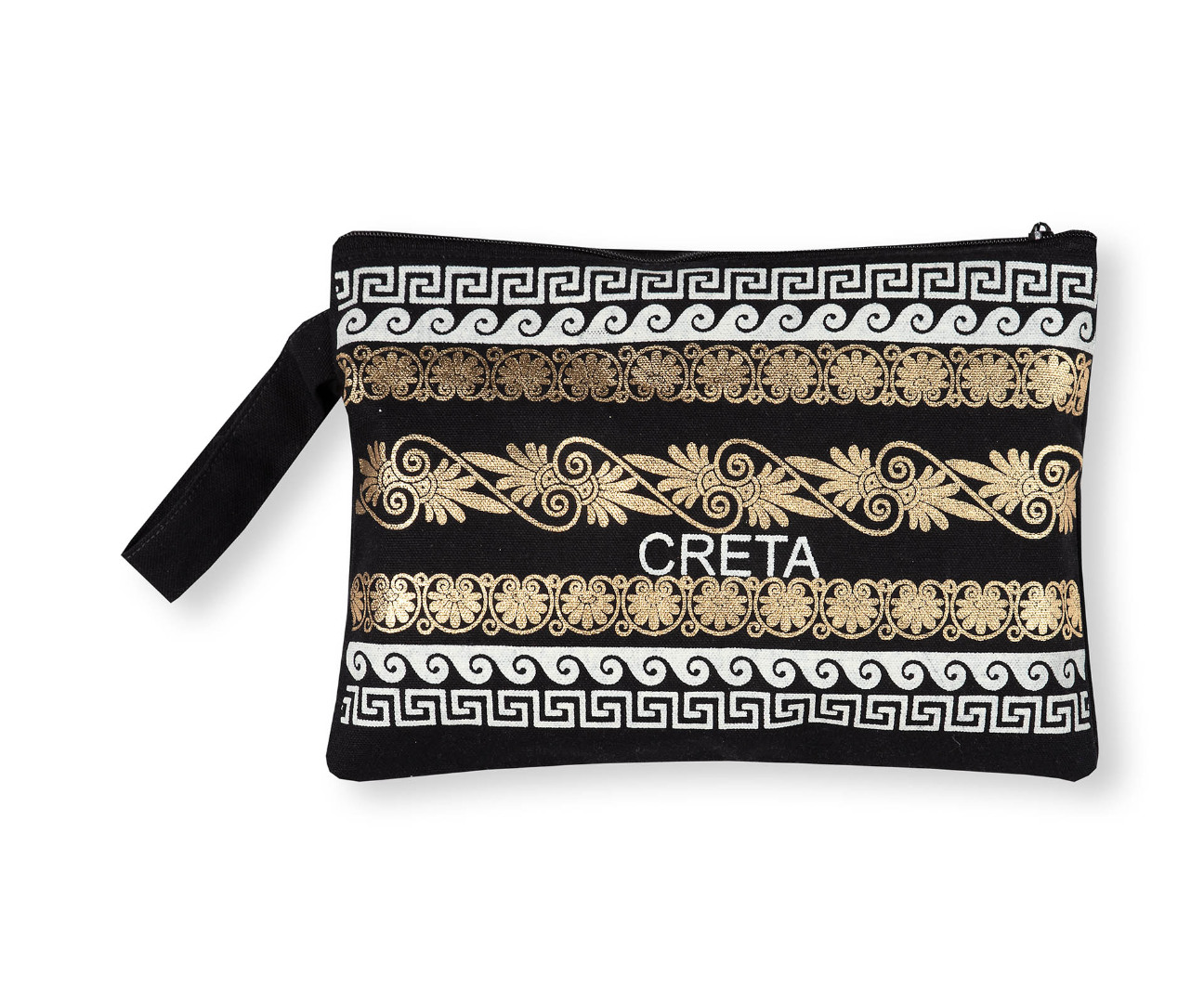 creatgold5a Πορτοφόλι καραβόπανο (30cm x 20cm) gold 5 CRETA SilkFashion - Image 1