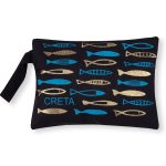 Πορτοφόλι καραβόπανο (30cm x 20cm) gold 6 CRETA SilkFashion