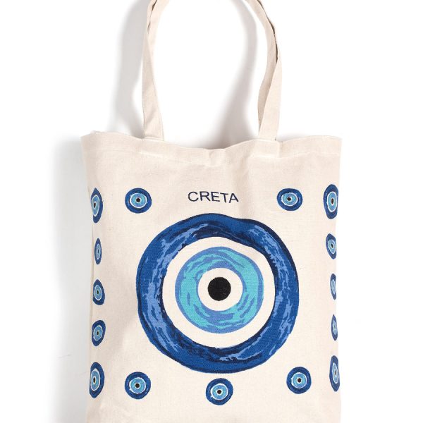 Τσάντα καραβόπανο (40cm x 40cm x 10cm) canvas 6 CRETA SilkFashion