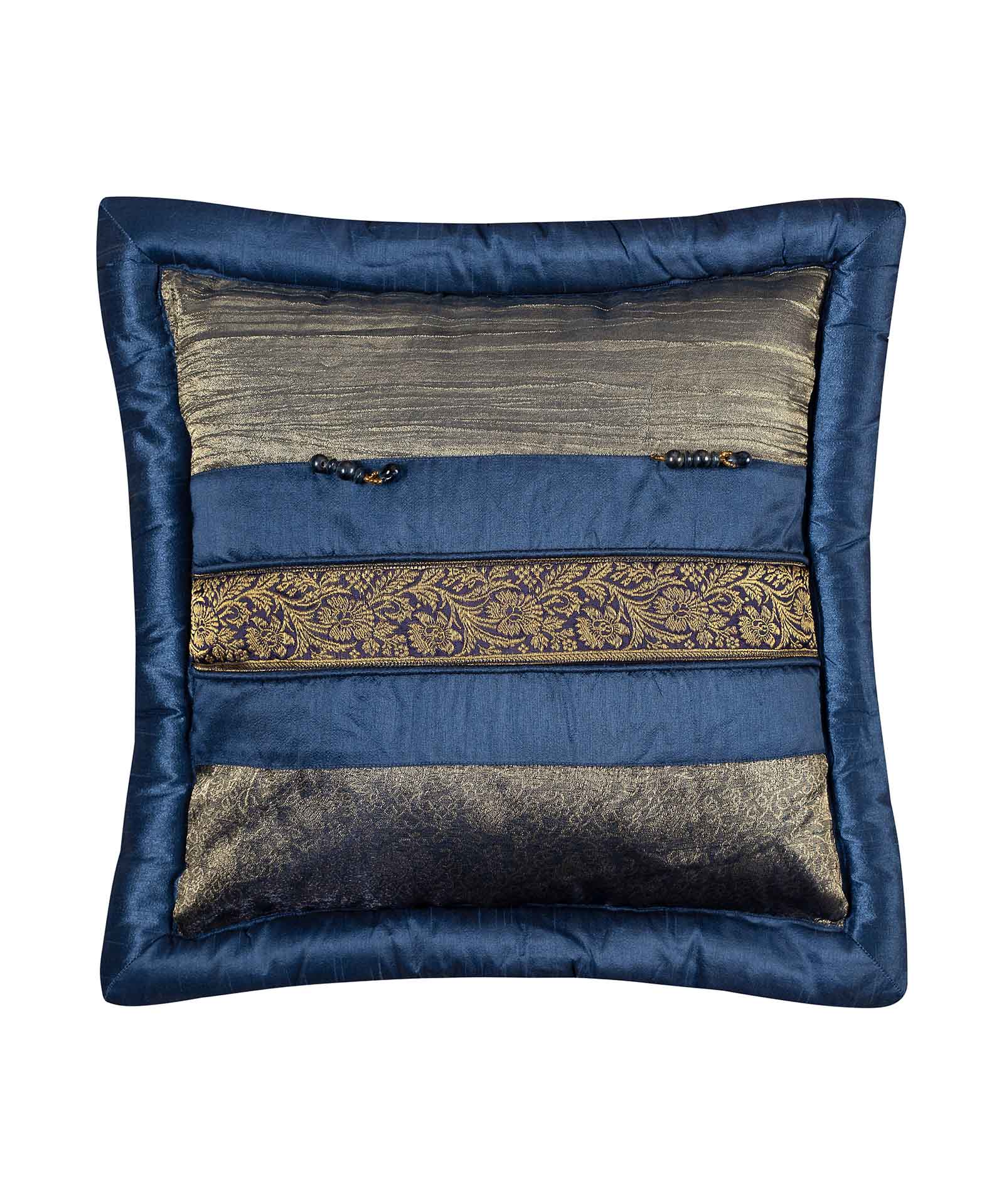 dakryble ΜΑΞΙΛΑΡΟΘΗΚΗ (45cm x 45cm) δάκρυ μπλε SilkFashion - Image 1