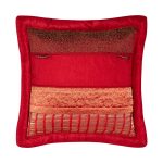 ΜΑΞΙΛΑΡΟΘΗΚΗ (45cm x 45cm)  δάκρυ κόκκινο SilkFashion