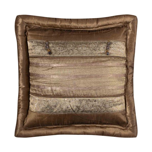 ΜΑΞΙΛΑΡΟΘΗΚΗ (45cm x 45cm)  δάκρυ λαδί SilkFashion