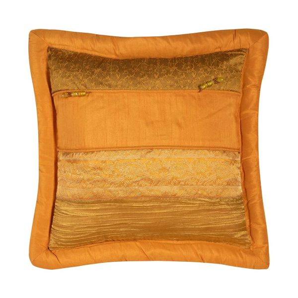 ΜΑΞΙΛΑΡΟΘΗΚΗ (45cm x 45cm)  δάκρυ χρυσό SilkFashion