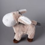 Λούτρινο γαιδουράκι (20cm x 10cm) μπέζ SilkFashion